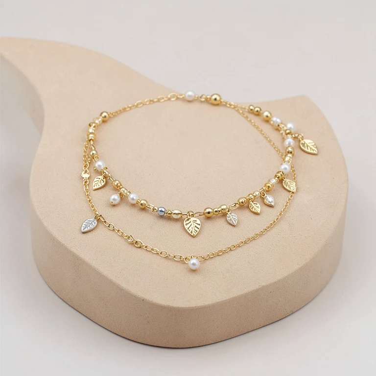 Imitation Gold-Tone Layered Waist Chain