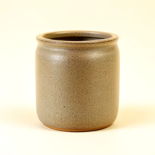 Stoneware Storage Jar