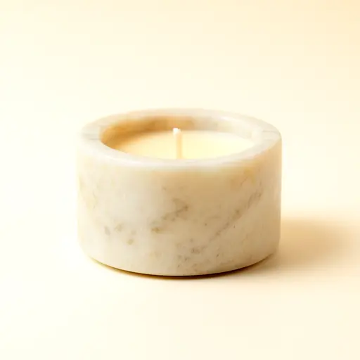 Marble Tea Light Base