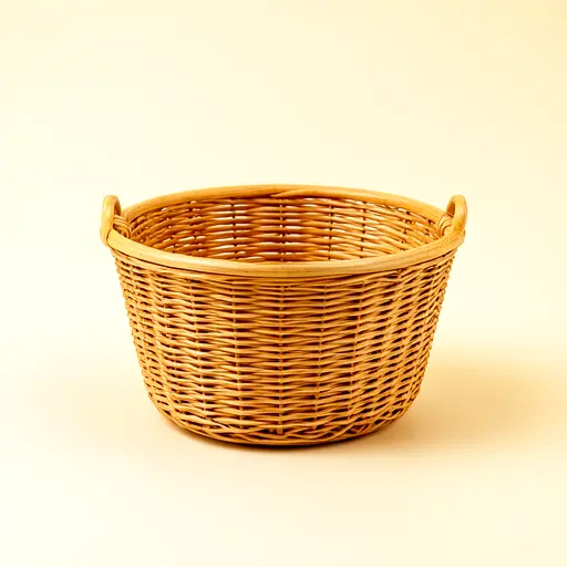 Cane Toy Basket
