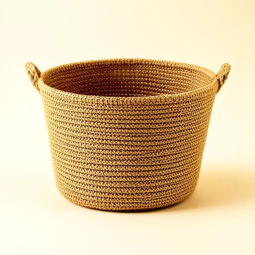 Jute Laundry Basket