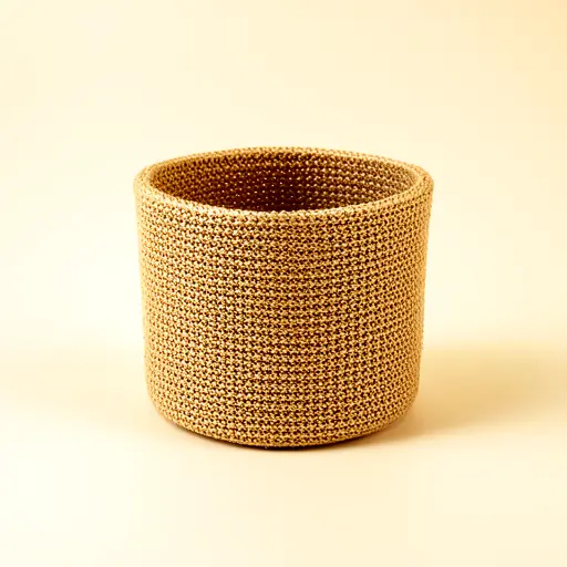 Jute Magazine Holder