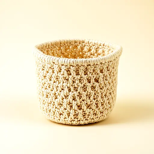 Macrame Tissue Basket