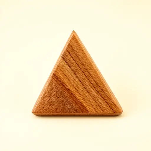 Wood Pencil Triangular Set