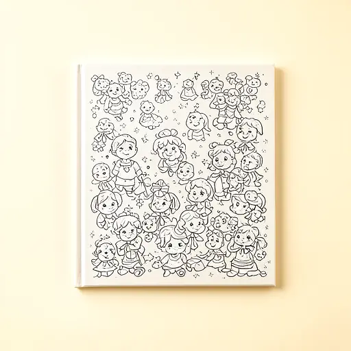 Children Art Colouring Book