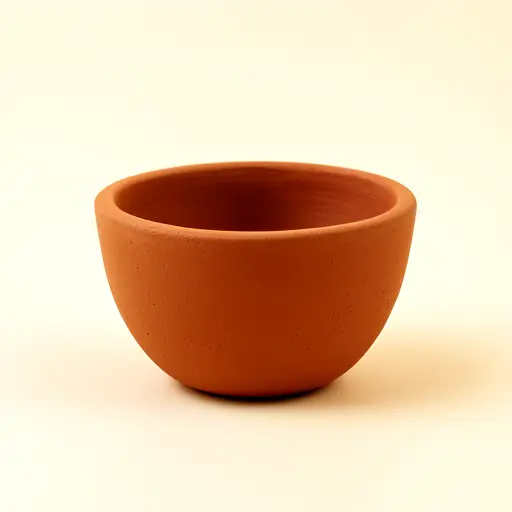 Clay Diya Plain Set
