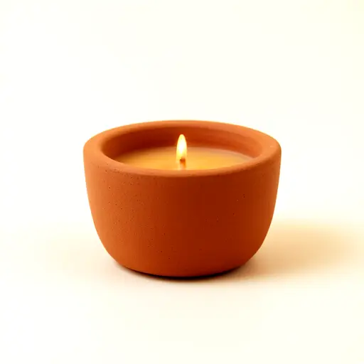 Clay Diya Tea Light Set